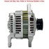 15573 by MPA ELECTRICAL - Alternator - 12V, Hitachi/Mitsubishi, CW, with Pulley, Internal Regulator