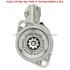 16584 by MPA ELECTRICAL - Starter Motor - 12V, Hitachi/Mitsubishi, CW (Right), Offset Gear Reduction