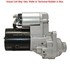 16816 by MPA ELECTRICAL - Starter Motor - 12V, Hitachi/Mitsubishi, CCW (Left), Offset Gear Reduction