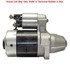 16912 by MPA ELECTRICAL - Starter Motor - 12V, Hitachi/Nippondenso, CW (Right), Wound Wire Direct Drive