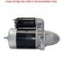 16954 by MPA ELECTRICAL - Starter Motor - 12V, Bosch/Hitachi, CW (Right), Wound Wire Direct Drive