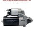 16956 by MPA ELECTRICAL - Starter Motor - 12V, Bosch/Marelli, CW (Right), Permanent Magnet Gear Reduction