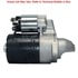 16749 by MPA ELECTRICAL - Starter Motor - 12V, Bosch/Paris Rhone, CW (Right), Wound Wire Direct Drive