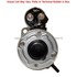 16805 by MPA ELECTRICAL - Starter Motor - 12V, Hitachi/Mitsubishi, CW (Right), Wound Wire Direct Drive