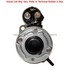 16805N by MPA ELECTRICAL - Starter Motor - 12V, Hitachi/Mitsubishi, CW (Right), Wound Wire Direct Drive