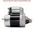 17181 by MPA ELECTRICAL - Starter Motor - 12V, Mitsubishi/Mando, CW (Right), Wound Wire Direct Drive