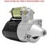 17270 by MPA ELECTRICAL - Starter Motor - 12V, Mitsubishi/Nippondenso, CW (Right), Wound Wire Direct Drive