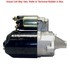 17270 by MPA ELECTRICAL - Starter Motor - 12V, Mitsubishi/Nippondenso, CW (Right), Wound Wire Direct Drive