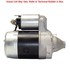 17288 by MPA ELECTRICAL - Starter Motor - 12V, Mitsubishi/Mando, CW (Right), Wound Wire Direct Drive