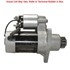 17476 by MPA ELECTRICAL - Starter Motor - 12V, Hitachi/Mitsubishi, CCW, Permanent Magnet Gear Reduction