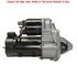 17708 by MPA ELECTRICAL - Starter Motor - 12V, Mando/Valeo, CW (Right), Permanent Magnet Gear Reduction