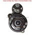 17709 by MPA ELECTRICAL - Starter Motor - 12V, Mando/Valeo, CW (Right), Permanent Magnet Gear Reduction