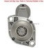 17724 by MPA ELECTRICAL - Starter Motor - 12V, Bosch/Valeo, CCW, Permanent Magnet Gear Reduction