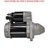 19431 by MPA ELECTRICAL - Starter Motor - 12V, Bosch, CW (Right), Permanent Magnet Gear Reduction