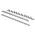 Vim Tools V423 Socket Holder 3-Piece Multi Drive Socket Holder Rail Set 17 In. Nickel Plated Base with 48 Total Clips
