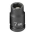 907MG by GREY PNEUMATIC - 1/4" Drive x 7mm Magnetic Standard Impact Socket
