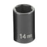 1014M by GREY PNEUMATIC - 3/8" Drive x 14mm Standard Impact Socket