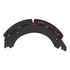 A433222M2223 by MERITOR - Drum Brake Shoe - 15" Dia., 4" Width, Q Plus, 16 Rivet Holes