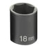 1018M by GREY PNEUMATIC - 3/8" Drive x 18mm Standard Impact Socket