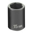1015M by GREY PNEUMATIC - 3/8" Drive x 15mm Standard Impact Socket