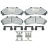 ATD652M by RAYBESTOS - Brake Parts Inc Raybestos AT Overstock Metallic Disc Brake Pad Set
