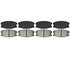 ATD734M by RAYBESTOS - Brake Parts Inc Raybestos AT Overstock Metallic Disc Brake Pad Set