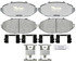 ATD748M by RAYBESTOS - Brake Parts Inc Raybestos AT Overstock Metallic Disc Brake Pad Set