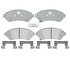 ATD699P by RAYBESTOS - Brake Parts Inc Raybestos Police Overstock Metallic Disc Brake Pad Set