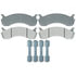 ATD786AM by RAYBESTOS - Brake Parts Inc Raybestos AT Overstock Metallic Disc Brake Pad Set