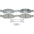 Raybestos ATD790C Disc Brake Pad Set Brake Parts Inc Raybestos AT Overstock Ceramic Disc Brake Pad Set