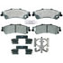 ATD792C by RAYBESTOS - Brake Parts Inc Raybestos AT Overstock Ceramic Disc Brake Pad Set
