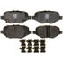 ATD1612P by RAYBESTOS - Brake Parts Inc Raybestos Police Overstock Metallic Disc Brake Pad Set