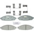 ATD931C by RAYBESTOS - Brake Parts Inc Raybestos AT Overstock Ceramic Disc Brake Pad Set