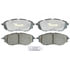 Raybestos ATD1078C Disc Brake Pad Set Brake Parts Inc Raybestos AT Overstock Ceramic Disc Brake Pad Set