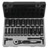 82622D by GREY PNEUMATIC - 22-Piece 1/2 in. Drive 6-Point SAE Deep Duo Impact Socket Set