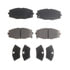 Raybestos PGD336C Disc Brake Pad Set Raybestos Element3 Ceramic Brake Pad Set