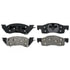 Raybestos PG-D344AM Disc Brake Pad Set Raybestos Element3 Metallic Brake Pad Set