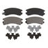 Raybestos PG-D357M Disc Brake Pad Set Raybestos Element3 Metallic Brake Pad Set