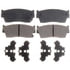 Raybestos PGD418C Disc Brake Pad Set Raybestos Element3 Ceramic Brake Pad Set