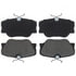 PG-D423M by RAYBESTOS - Raybestos Element3 Metallic Brake Pad Set