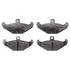 Raybestos PGD491AM Disc Brake Pad Set Raybestos Element3 Metallic Brake Pad Set