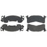 Raybestos PG-D153M Disc Brake Pad Set Raybestos Element3 Metallic Brake Pad Set