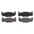 PGD158M by RAYBESTOS - Raybestos Element3 Metallic Brake Pad Set