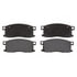 PGD176 by RAYBESTOS - Raybestos Element3 Organic Brake Pad Set