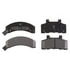 Raybestos PG-D215M Disc Brake Pad Set Brake Parts Inc Raybestos Element3 Overstock Metallic Disc Brake Pad Set