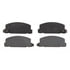 Raybestos PG-D285 Disc Brake Pad Set Raybestos Element3 Organic Brake Pad Set