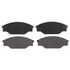 Raybestos PG-D303M Disc Brake Pad Set Raybestos Element3 Metallic Brake Pad Set