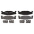Raybestos PG-D632M Disc Brake Pad Set Raybestos Element3 Metallic Brake Pad Set