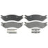 PGD702M by RAYBESTOS - Raybestos Element3 Metallic Brake Pad Set