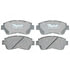 PG-D697C by RAYBESTOS - Raybestos Element3 Ceramic Brake Pad Set